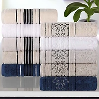 SUPERIOR® Sadie Zero Twist Solid Cotton 6-pc. Quick Dry Bath Towel Set