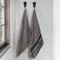 SUPERIOR® Sadie Zero Twist Jacquard Solid Cotton 2-pc. Bath Sheet