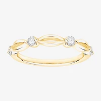 (F / Vs2) Womens 2.5MM 1/4 CT. T.W. Lab Grown White Diamond 10K Gold Wedding Band