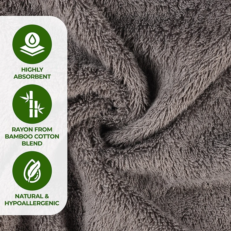 SUPERIOR® Sera Hypoallergenic Rayon From Bamboo 8-pc. Bath Towel Set