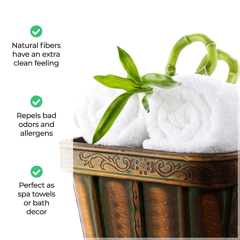SUPERIOR® Sera Hypoallergenic Rayon From Bamboo 8-pc. Bath Towel Set