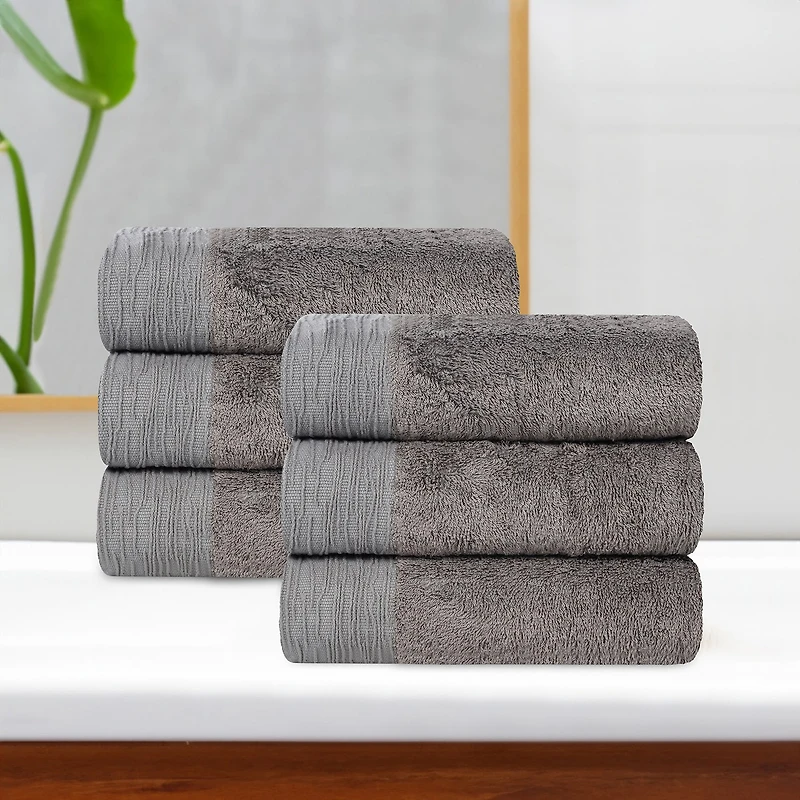 SUPERIOR® Sera Hypoallergenic Rayon From Bamboo 6-pc. Hand Towel