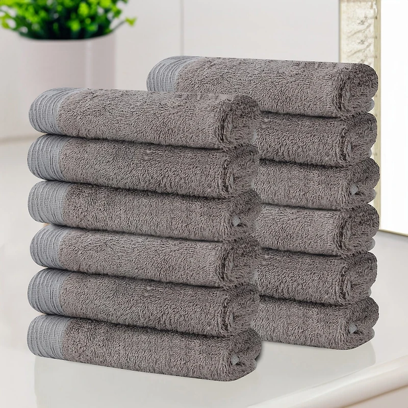 SUPERIOR® Sera Hypoallergenic Rayon From Bamboo 12-pc. Washcloth