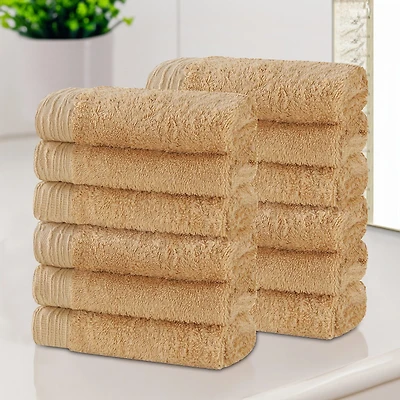 SUPERIOR® Sera Hypoallergenic Rayon From Bamboo 12-pc. Washcloth