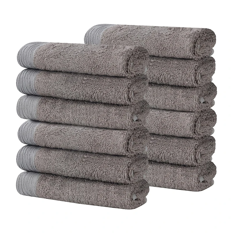 SUPERIOR® Sera Hypoallergenic Rayon From Bamboo 12-pc. Washcloth