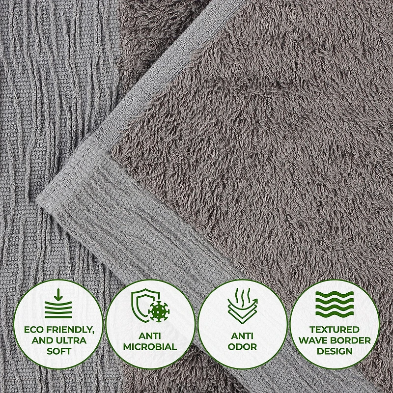 SUPERIOR® Sera Hypoallergenic Rayon From Bamboo 12-pc. Washcloth