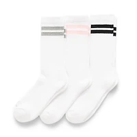 Xersion Womens 3 Pair Crew Socks