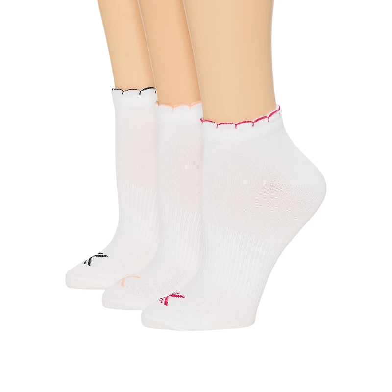 Xersion Womens Multi-Pack 3 Pair Low Cut Socks