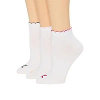 Xersion Womens Multi-Pack 3 Pair Low Cut Socks