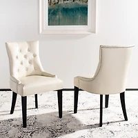 Safavieh Abby Dining Collection 2-pc. Upholstered Tufted Dining Chair