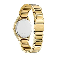 Citizen Drive Womens Gold Tone Stainless Steel Bracelet Watch Em0752-54p