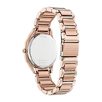 Citizen Drive Womens Rose Goldtone Stainless Steel Bracelet Watch Em0758-58x