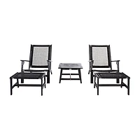 Safavieh 5-pc. Conversation Set Weather Resistant