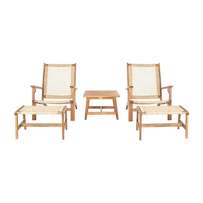 Safavieh 5-pc. Conversation Set Weather Resistant