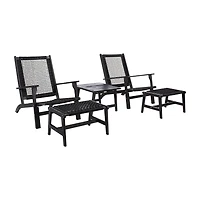 Safavieh 5-pc. Conversation Set Weather Resistant
