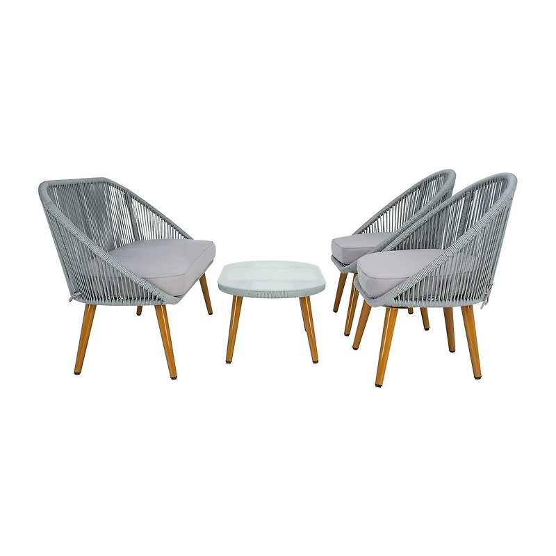 Safavieh 4-pc. Conversation Set Weather Resistant