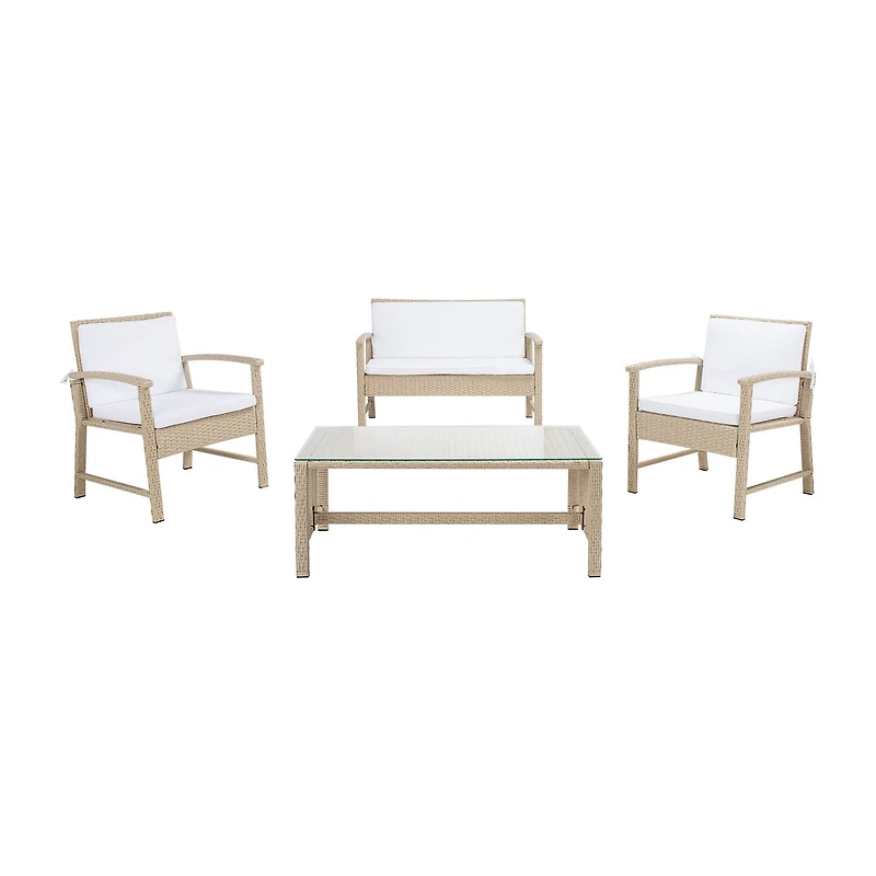 Safavieh 4-pc. Conversation Set Weather Resistant