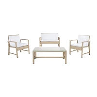 Safavieh 4-pc. Conversation Set Weather Resistant