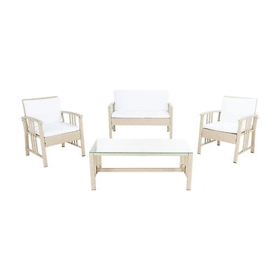 Safavieh 4-pc. Conversation Set Weather Resistant