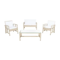 Safavieh 4-pc. Conversation Set Weather Resistant