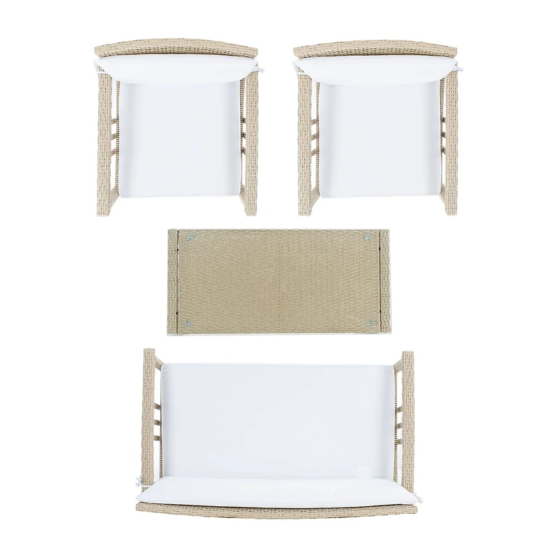 Safavieh 4-pc. Conversation Set Weather Resistant