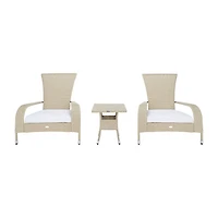 Safavieh 3-pc. Conversation Set Weather Resistant