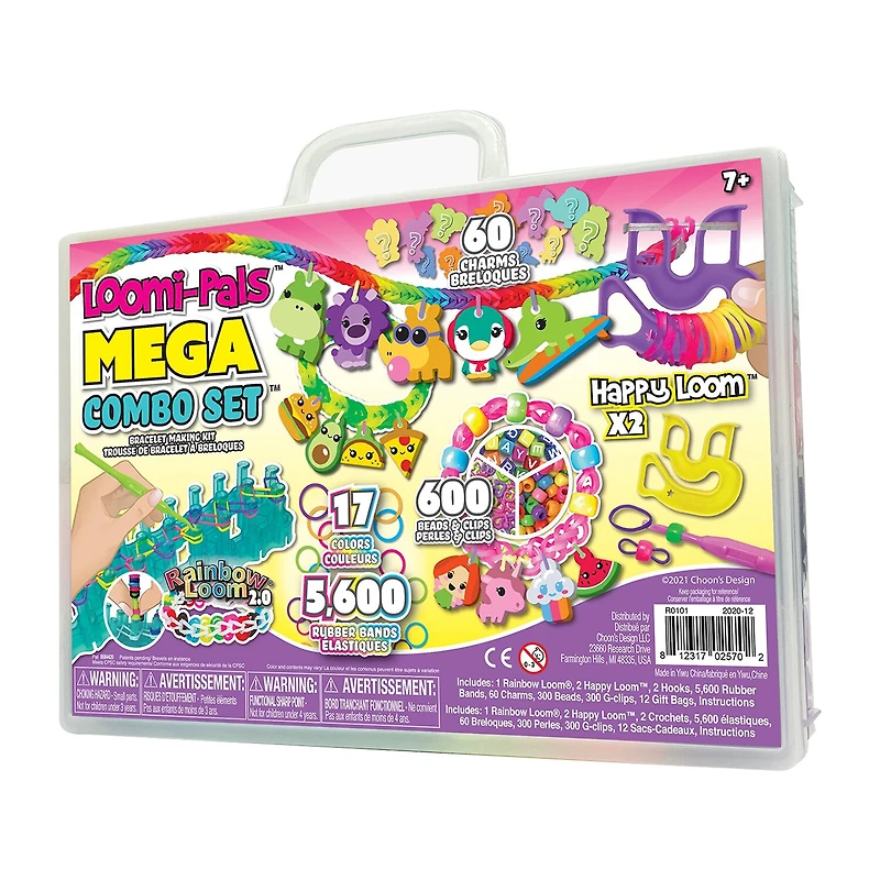 Rainbow Loom- Loomi Pals, MEGA Combo Set 