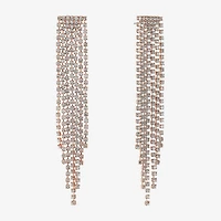 Monet Jewelry Timeless Rosegold Tone Chandelier Womens Hypoallergenic Drop Earrings