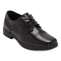 Stafford Dane Jr Little & Big Kid Boys Cap Oxford Shoes