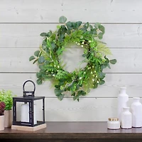 Northlight 21in Eucalyptus Foliage Wreath