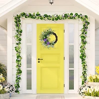 Northlight 24in Mixed Wild Flowers And Twig Wreath