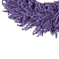 Northlight 28in Lavender Floral Unlit Wreath