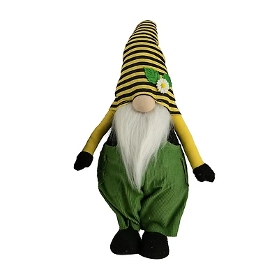 Northlight 19.75in Boy Bumblebee Hat With Daisy Gnome