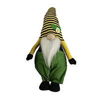 Northlight 19.75in Boy Bumblebee Hat With Daisy Gnome