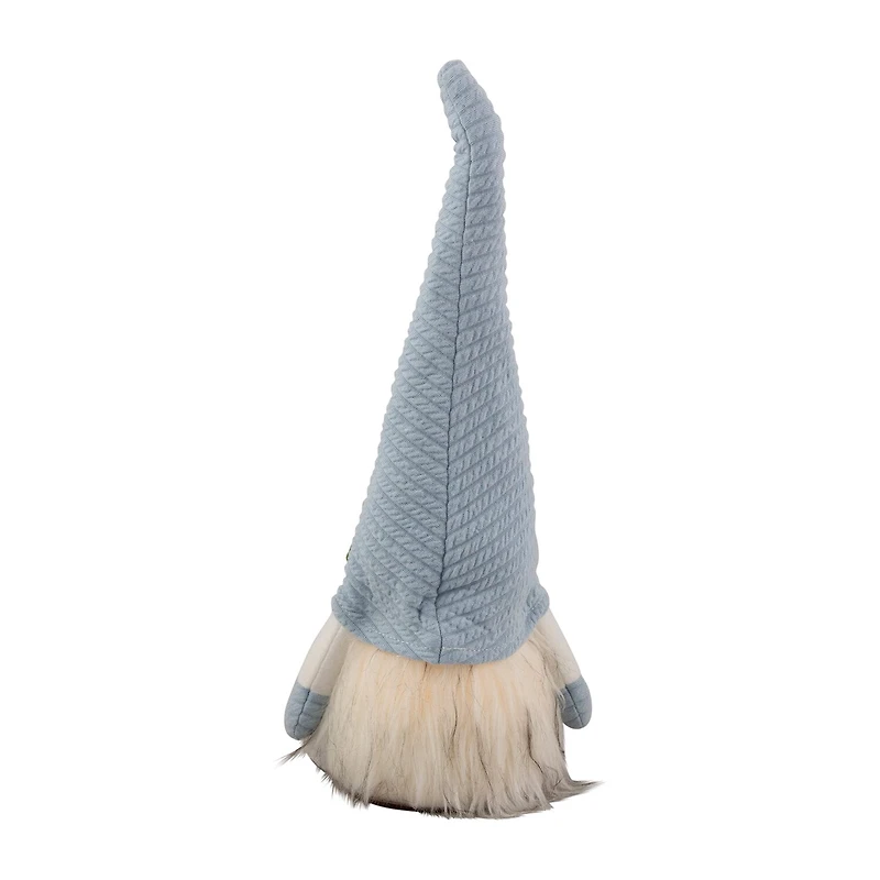 Northlight 12.25in Lighted Blue Withflower Hat Gnome