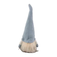 Northlight 12.25in Lighted Blue Withflower Hat Gnome