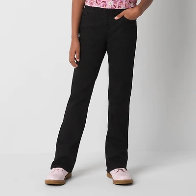 Thereabouts Little & Big Kid Girls Adjustable Waist Stretch Fabric Superflex Mid Rise Regular Fit Bootcut Jean