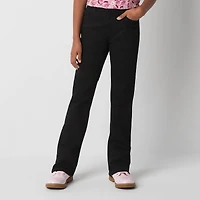 Thereabouts Little & Big Kid Girls Adjustable Waist Stretch Fabric Superflex Mid Rise Regular Fit Bootcut Jean