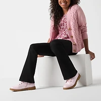 Thereabouts Little & Big Kid Girls Adjustable Waist Stretch Fabric Superflex Mid Rise Regular Fit Bootcut Jean