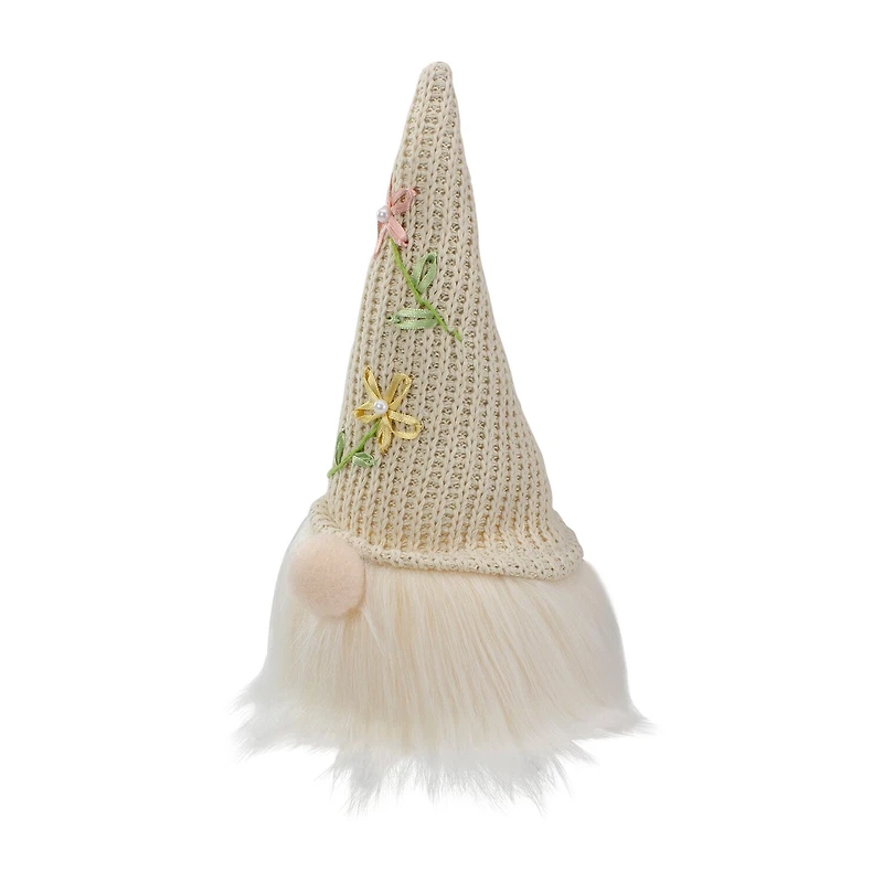 Northlight Lighted Sitting Gnome Head With A Hat Lighted Christmas Tabletop Decor