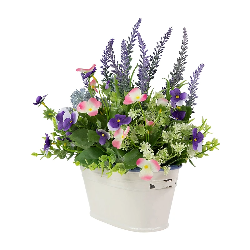 Northlight In Ceramic Pot Floral Arrangement