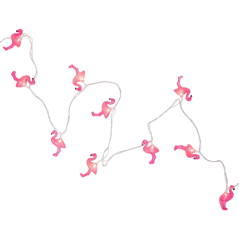 Northlight 10ct Flamingo Patio Set String Lights