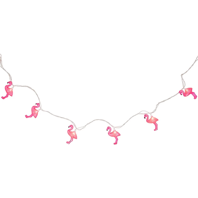 Northlight 10ct Flamingo Patio Set String Lights