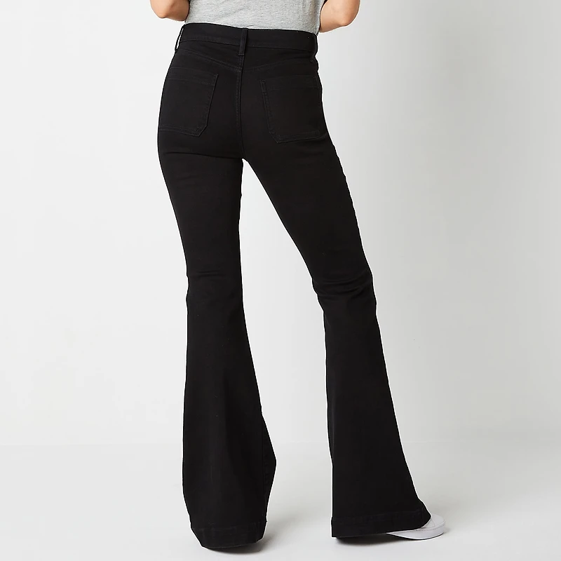 a.n.a Womens Tall High Rise Flare Leg Jean