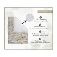 Home Weavers Inc Cloud Comfort Bath Rug 2pc 1721 Rug