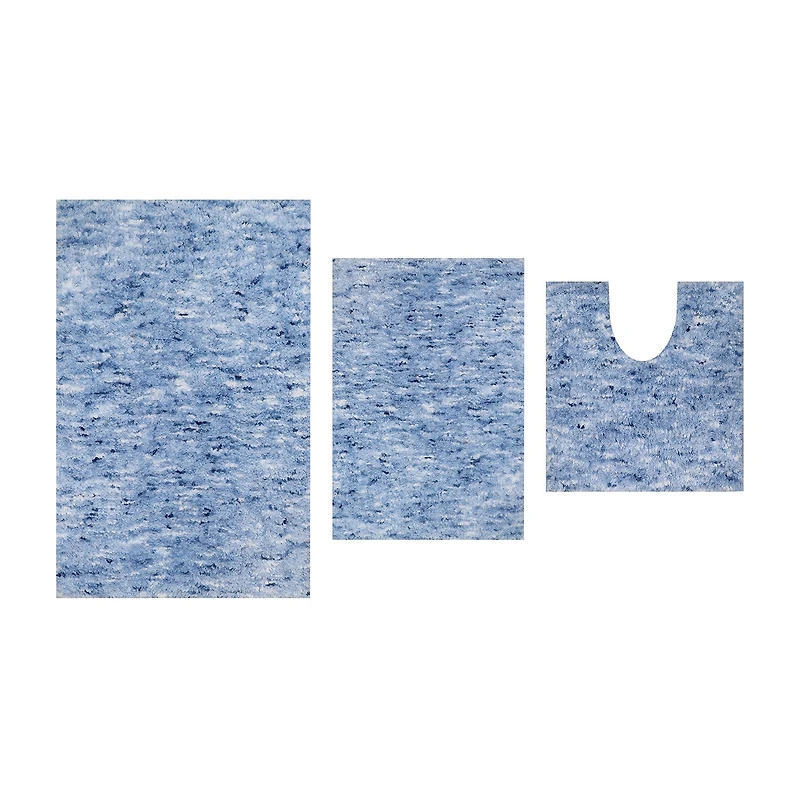 Home Weavers Inc Cloud Comfort Bath Rug 3 Pc 172120