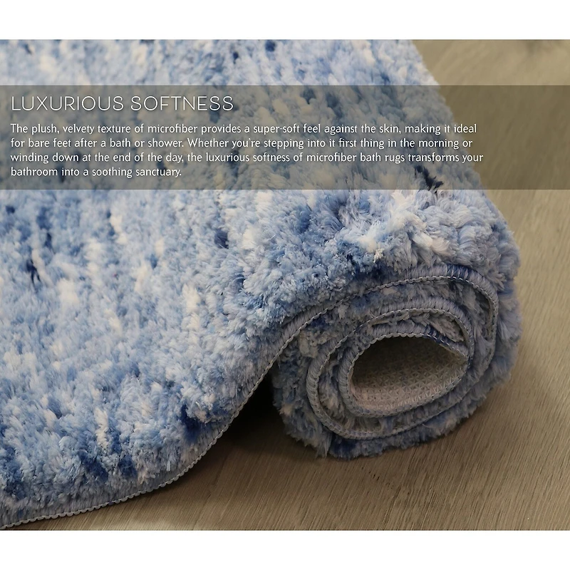 Home Weavers Inc Cloud Comfort Bath Rug 3 Pc 172120