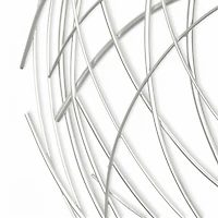 Cheungs Silver Abstract Round Metal Wall Art