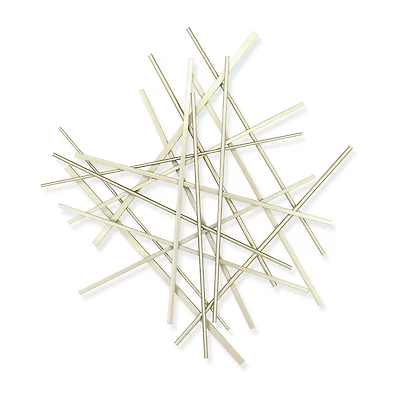 Cheungs Avalon Silver Abstract Décor Metal Wall Art