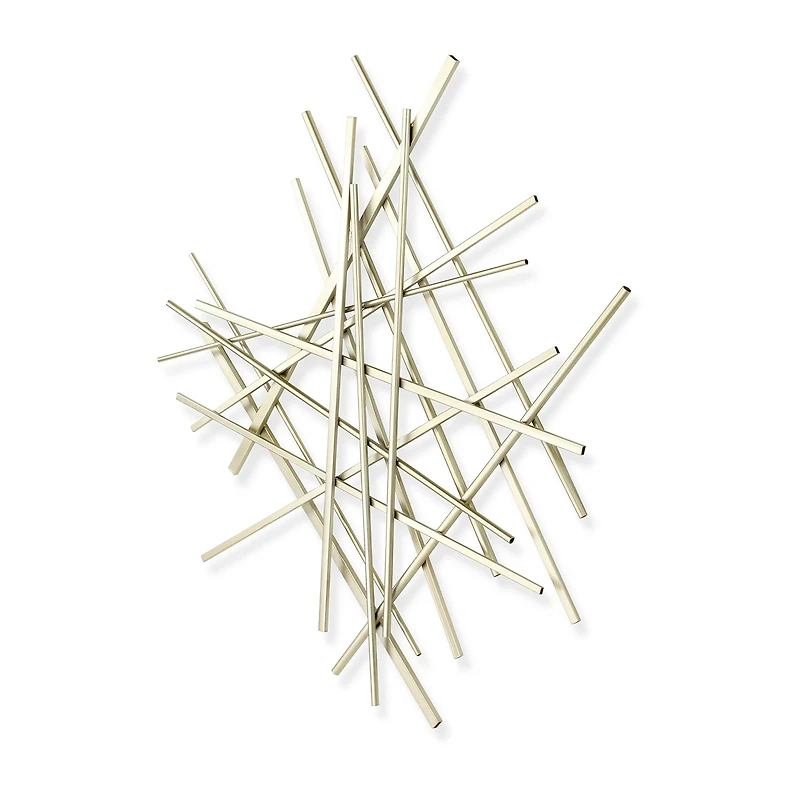 Cheungs Avalon Silver Abstract Décor Metal Wall Art